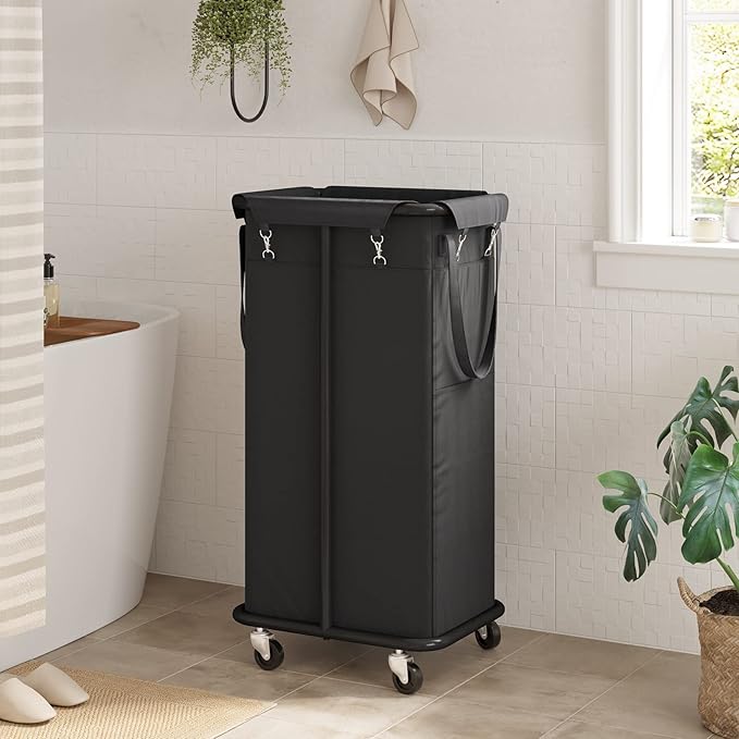 WOWLIVE 100L Rolling Laundry Hamper