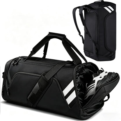 WOLFILIST Gym Bags for Men/Women, 58L Large Sports Travel Duffel Bag with Shoes Compartment & Wet Pocket, Gym Workout Backpack, Weekender Bag Overnight Backpack for Travel (58, Liters)