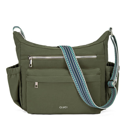 CLUCI Travel Purses for Women, Waterproof Nylon Crossbody Bags for Woman Trendy, Anti Theft Shoulder Handbags for Ladies
