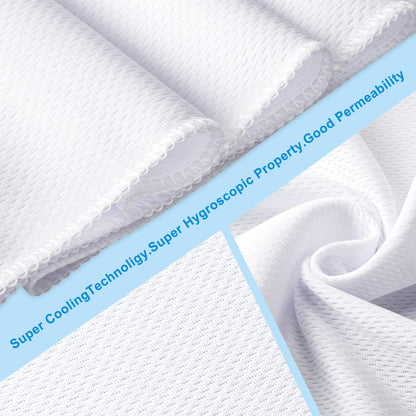 Sublimation Cooling Towels 40" x 12" Breathable Soft Ice Towel Chilly Yoga Towel Microfiber Gym Towels Workout Towel for Neck and Face for Yoga, Sports, Golf, Gym, Camping, Running, Hiking (30 Pieces)