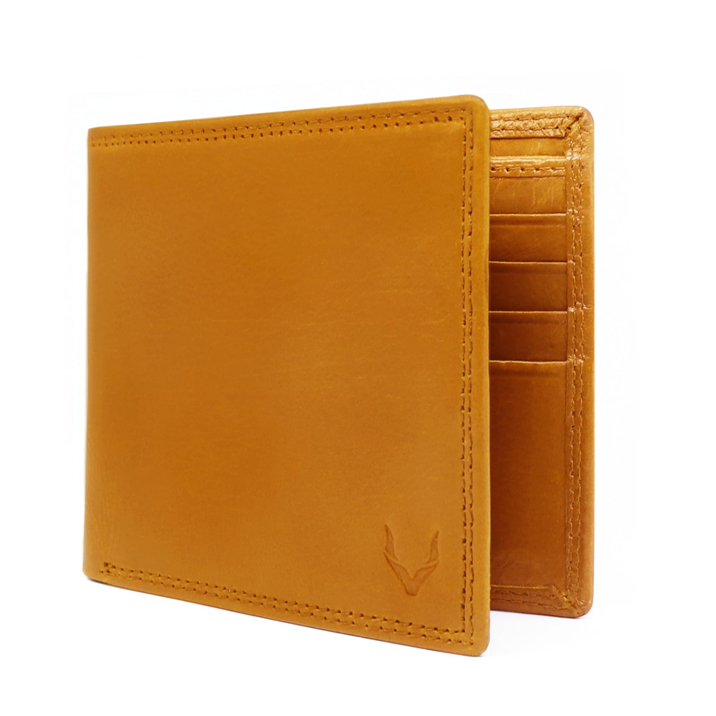 PELLE TORO Minimalist Slim Mens Wallet, Handmade Real Leather Card Wallet with RFID Blocking, 10 Card Holder Slots & Note Section, Tan