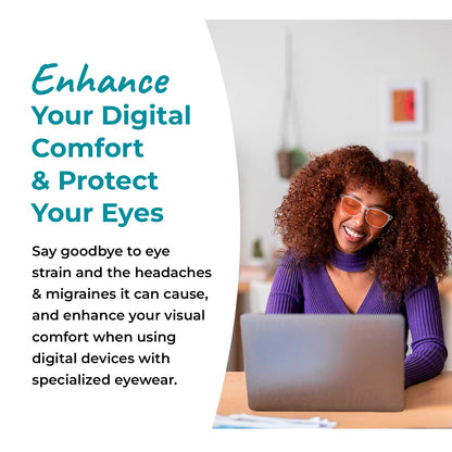 Sleep ZM Blue Light Blocking Glasses for Women + Men - Better Sleep + Anti Eye Strain Protection - Computer Screens & Gaming - Crystal Wayfarer - 99% Night-time Amber Lens