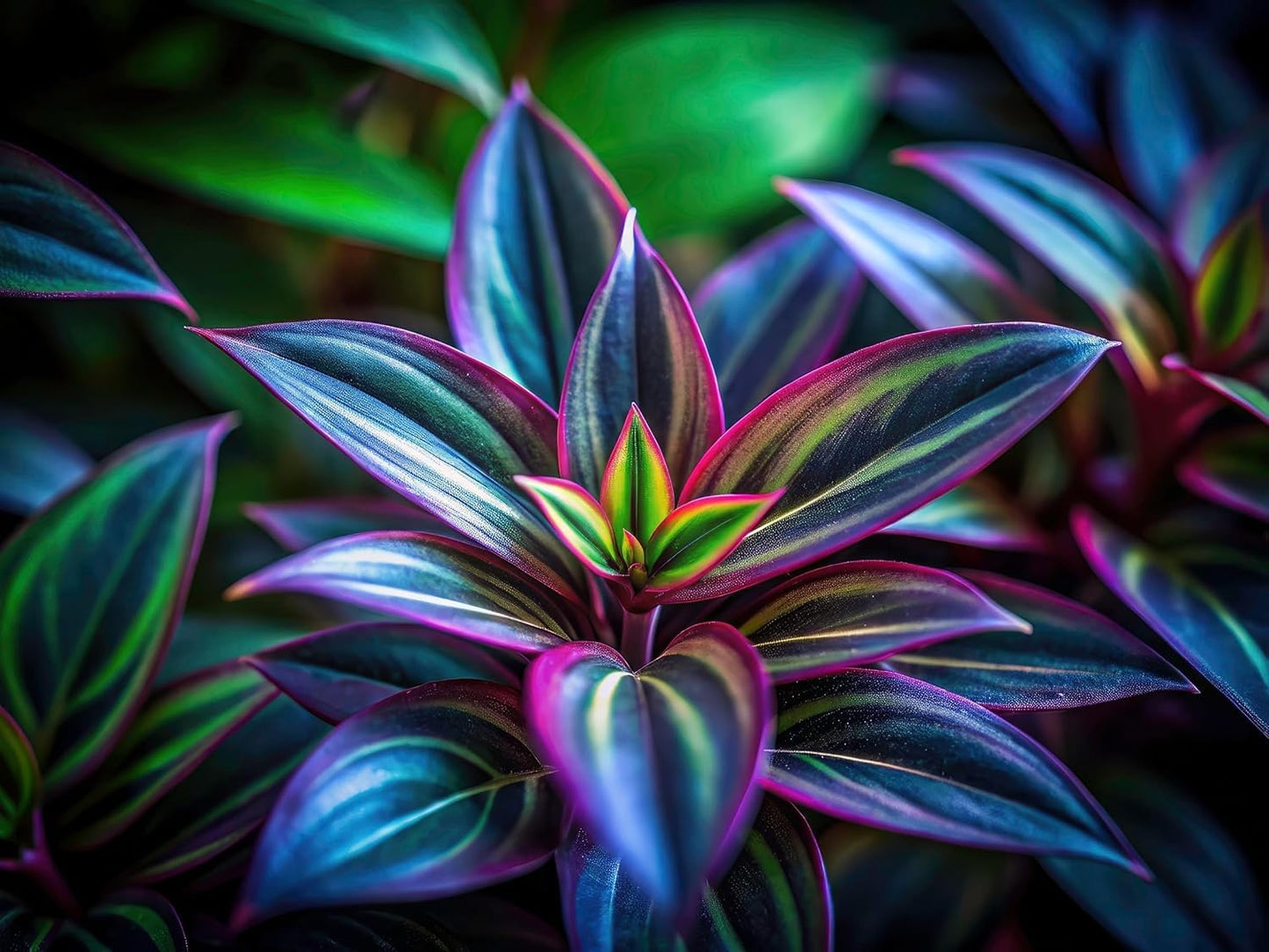 2 Silver Star Wandering Jew Cuttings to Grow - Tradescantia - Easy to Grow Wandering Jew, Wandering Dude