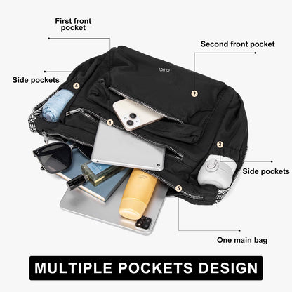 CLUCI Travel Purses for Women, Waterproof Nylon Crossbody Bags for Woman Trendy, Anti Theft Shoulder Handbags for Ladies