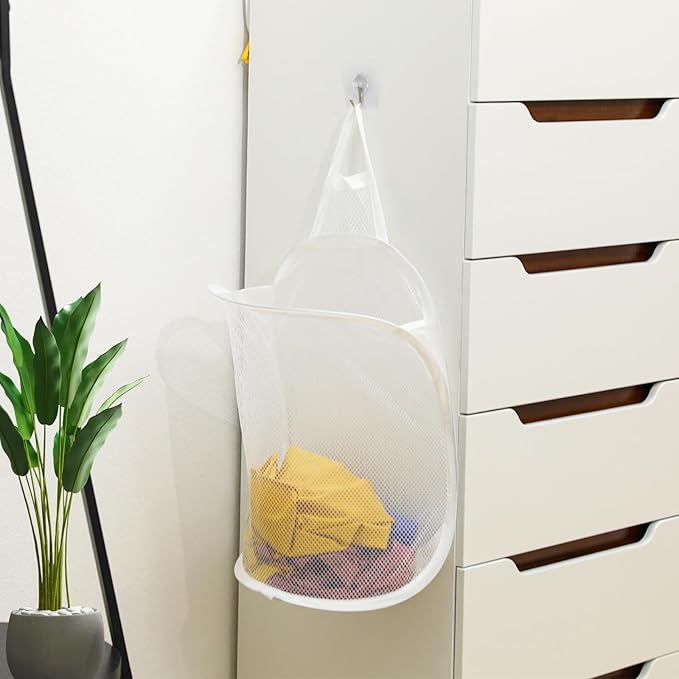 Mozeat Lens Space-Saving Hanging Laundry Hamper