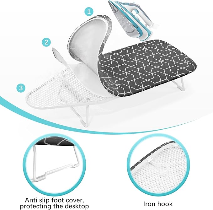Small ironing board tabletop