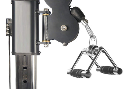 Double D Handle, Cable Machine Handle Attachments, Pull Down Exercise Handles of Home Gym Accessories