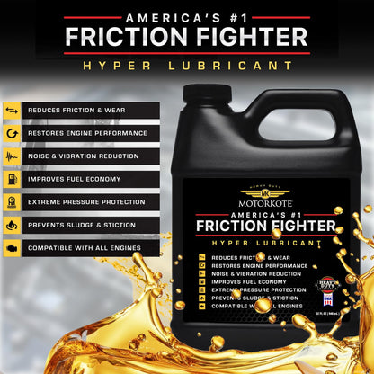 MotorKote MK-ET05G-01 Heavy Duty Hyper Lubricant, 5-Gallon, Single, Black Pail
