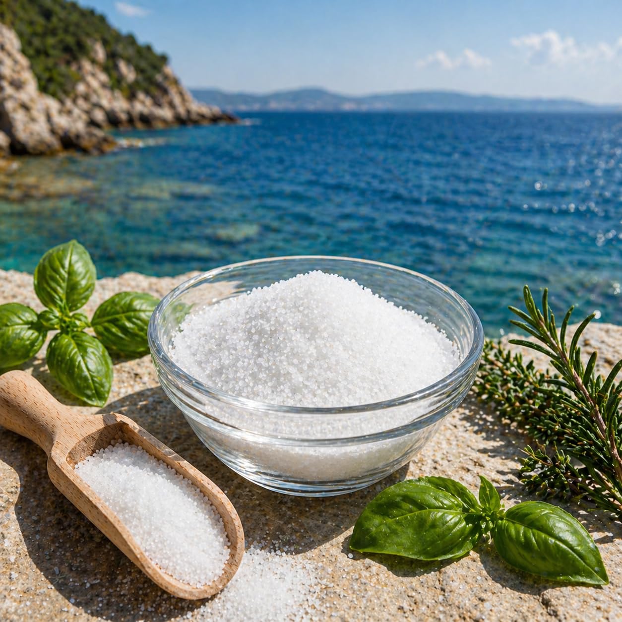 Sanniti Seasonello Fine Iodized Sea Salt, 7.05 oz – From The Sardanian Sea, Gluten-Free, With Protected Iodine, Great for All Your Dishes [Pack of 3]
