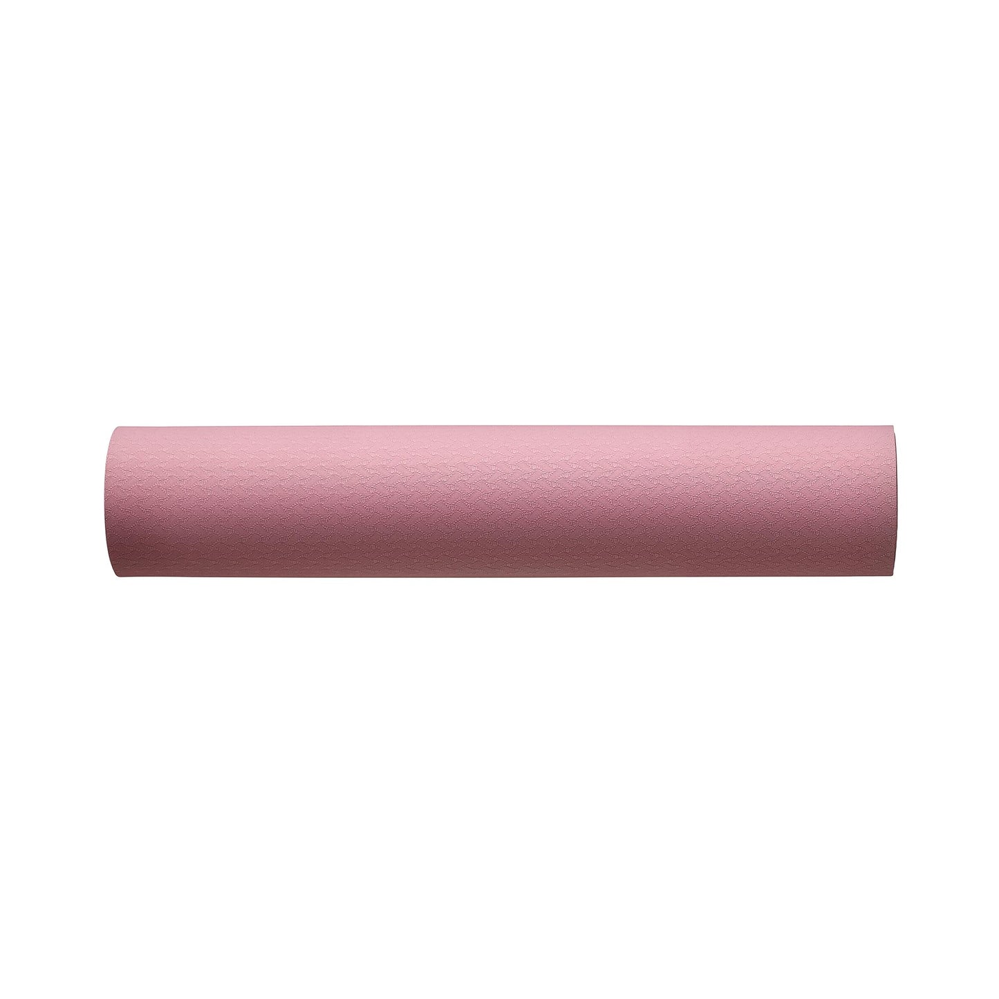 Amazon Basics 0.25-inch Thick TPE Exercise Yoga Mat with Carrying Strap, Non-Slip, 73.6" x 24", Plum