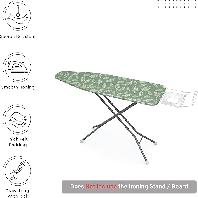Encasa XO Ironing Board Cover and Pad 54"x18"