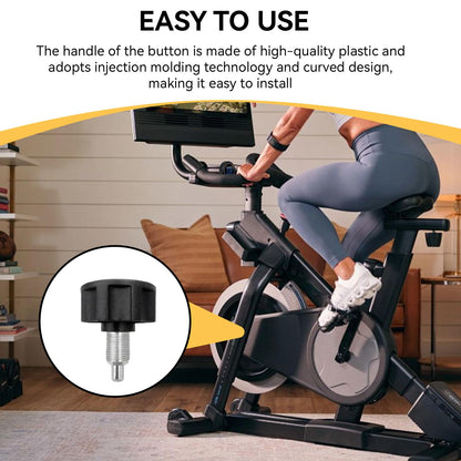 Frdhee 4Pcs Pop Pull Pin Knob M16, Adjustment Fitness Pop Pull Pin Knob for Fitness Equipment, Exercise Bike Pin Knob Replacement Parts for Fitness Equipment Exercise Machines