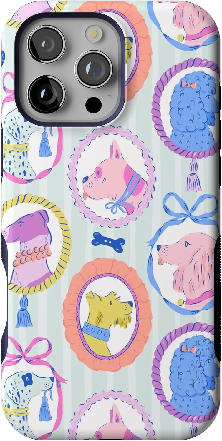 Casely iPhone 16 Pro Max Case | Blue Stripes | Sunday Best | Compatible with MagSafe | Bold Protective Design