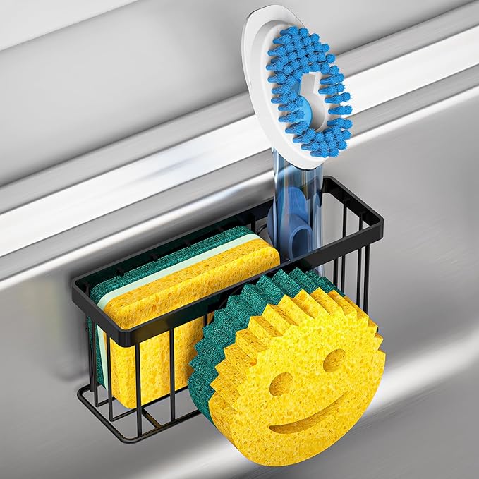 Sponge Holder Smiley Face, Sink Caddy