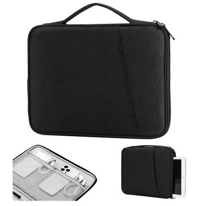 TiMOVO 9-11" Tablet Sleeve for iPad 11-inch A16 2025, iPad 10th Gen. 10.9"/10.2"/ Air 11/5th/4th Gen. 10.9", Galaxy Tab A9 Plus 11", Protective Bag with Pockets, Black
