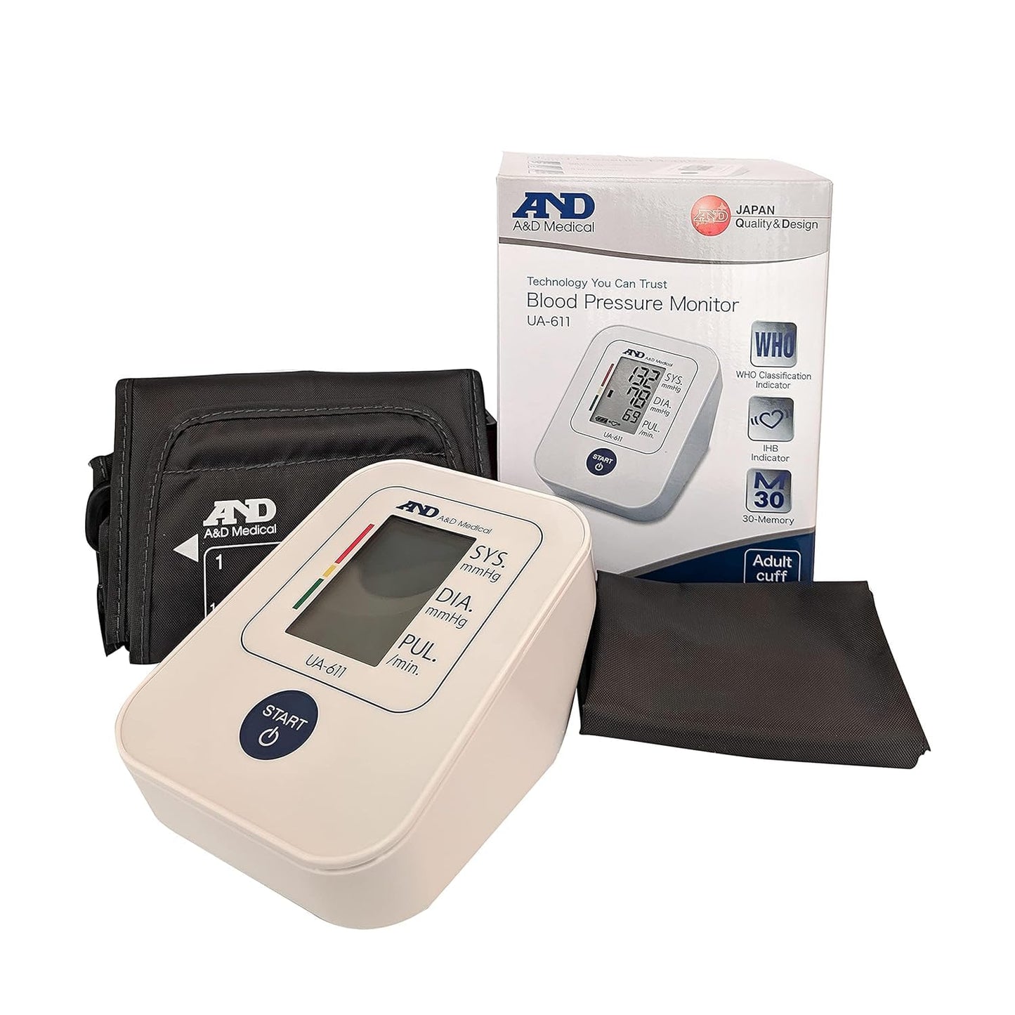 A&D Medical Blood Pressure Monitors NHS Supplier Blood Pressure Machine UA-611