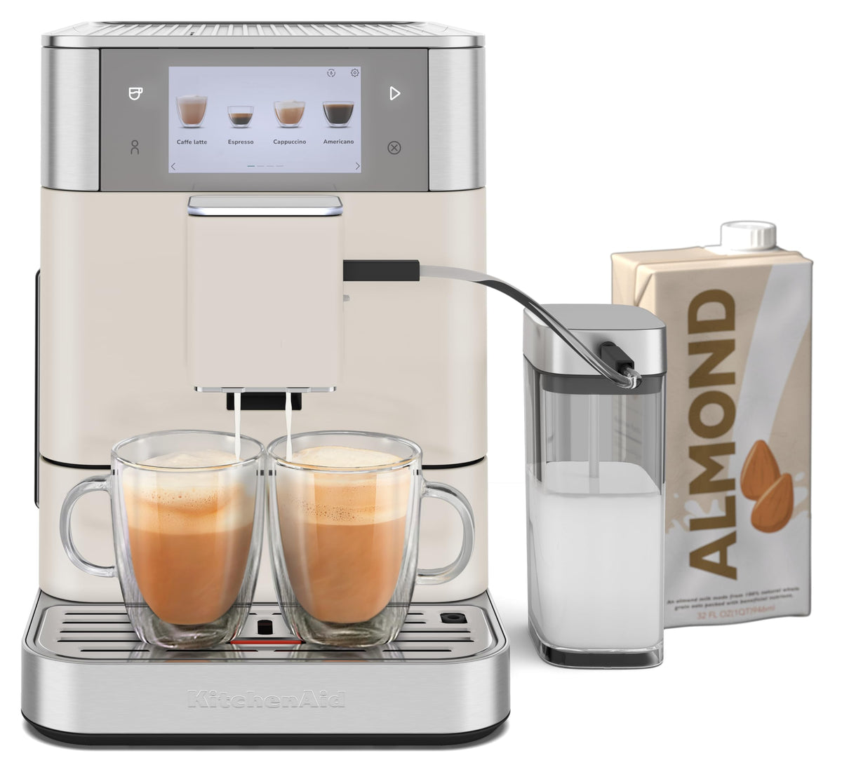 KitchenAid Fully Automatic Espresso Machine KF8, KES8558PL, Porcelain White