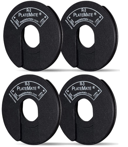 PlateMate 1.25 Lb each R-3 Micro Loading Weight Plates Use with Metal, Rubber, Vinyl or Urethane Dumbbells (Two Pair)
