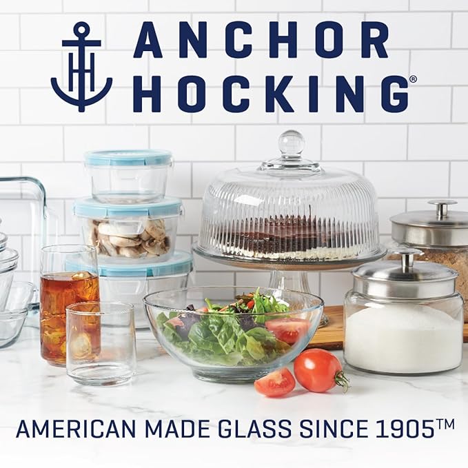 Anchor Hocking 12 Piece Glass Storage Containers