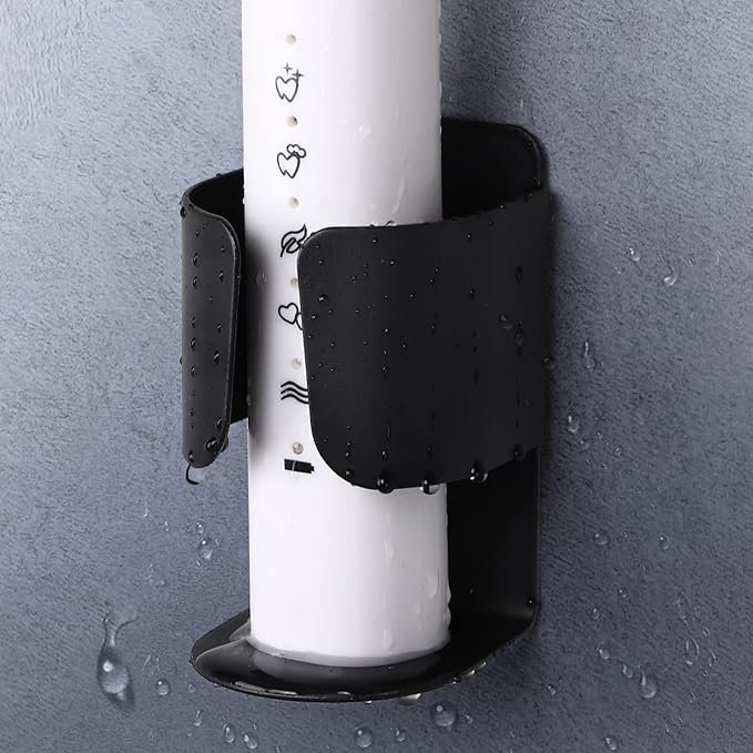Electric Toothbrush Holder, 304 Stainless Steel Wall Mounted Self Adhesive