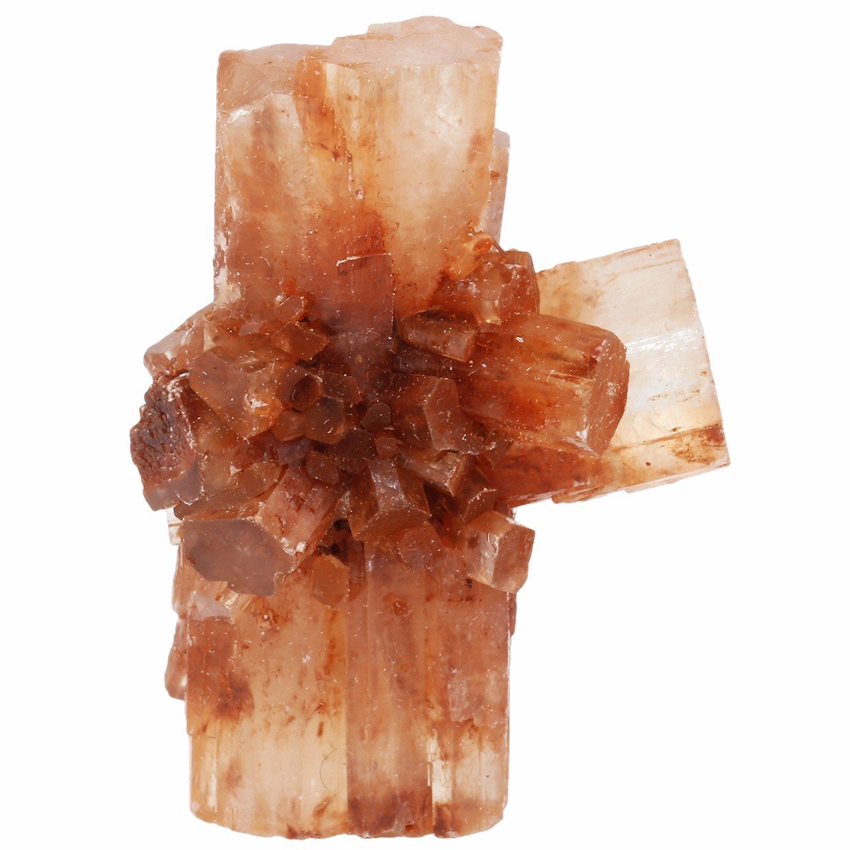 Rockcloud Natural Aragonite Calcite Cluster Healing Crystal Quartz Irregular Home Decoration Specimen Figurine