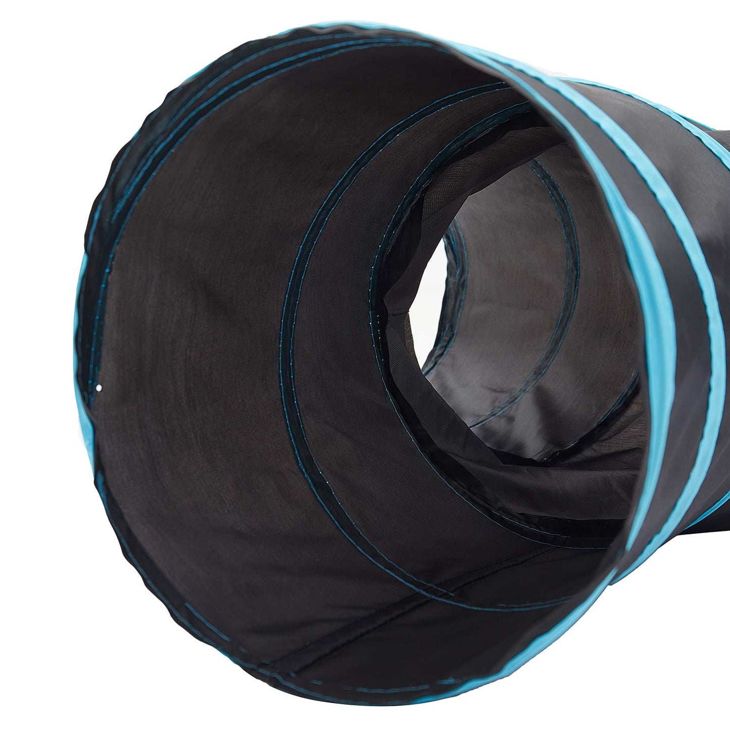 Tempcore Pet Cat Tunnel Tube Cat Toys 3 Way Collapsible, Tunnels for Indoor Cats，Kitty Bored Peek Hole Toy Ball Cat, Puppy, Kitty, Kitten, Rabbit