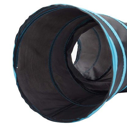 Tempcore Pet Cat Tunnel Tube Cat Toys 3 Way Collapsible, Tunnels for Indoor Cats，Kitty Bored Peek Hole Toy Ball Cat, Puppy, Kitty, Kitten, Rabbit