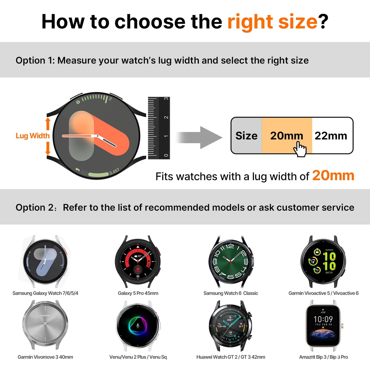 Fullmosa Magnetic Braided Watch Bands - 18mm 20mm 22mm Quick Release Watch Strap, Stretchy Nylon Solo Loop Compatible with Garmin Samsung Galaxy Amazfit for Men Women(20mm, Starlight+Muted Pink)