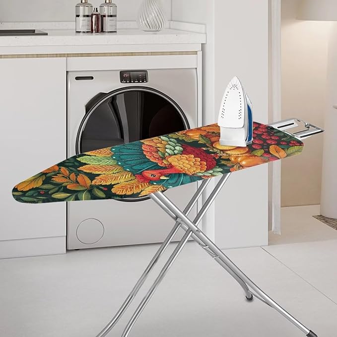 Turkey Thanksgiving Ironing Board Cover Standard Size Holiday Ironing Board Pad