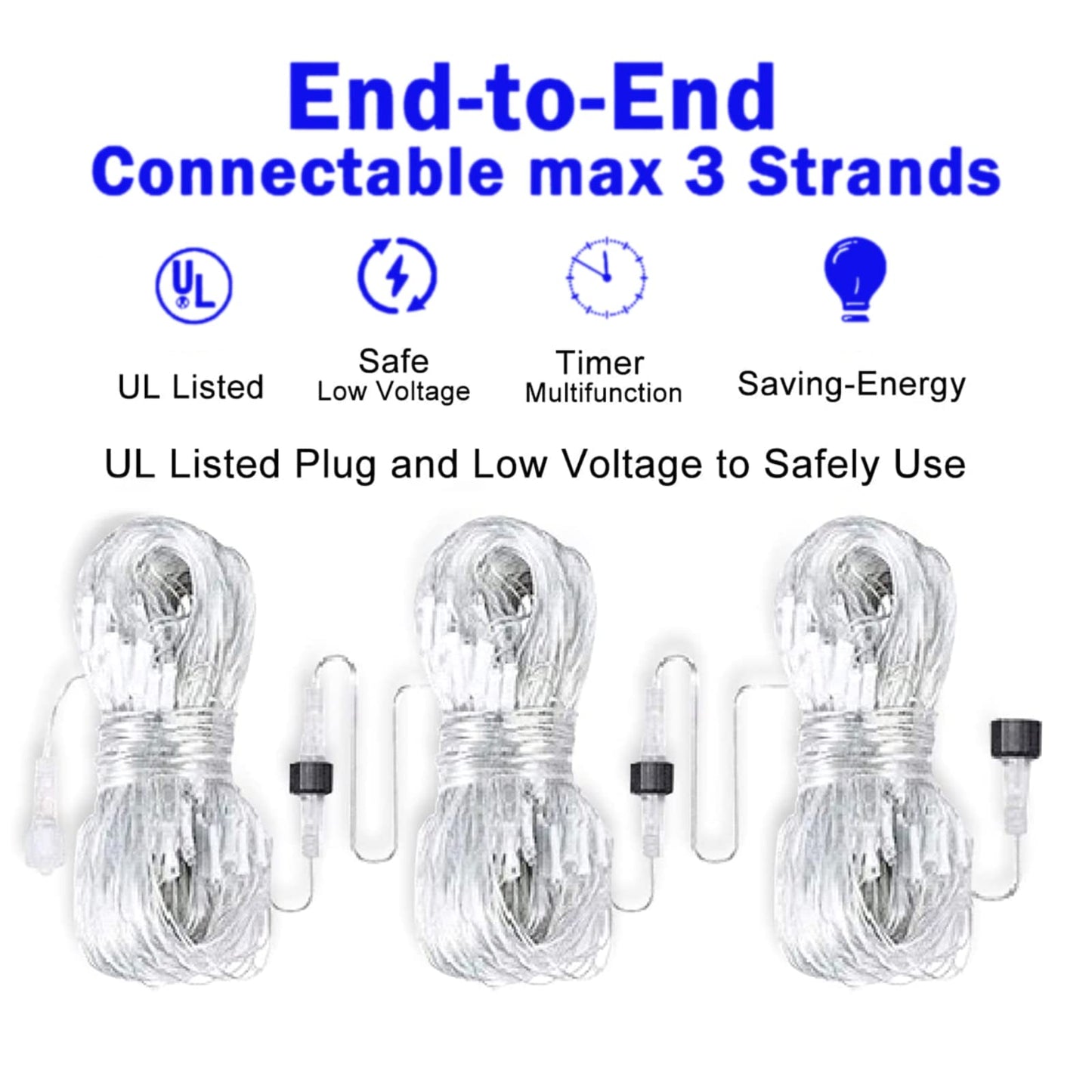 LED Net lights, 200 LED Christmas Light Fairy String Decorative Mesh Warm White for Cocktail Party Birthday BBQ Bistro Cafe 9.8ftx 6.6ft