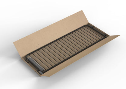 Angry Bull Barricades Barricade in a Box 2.0 - Heavy Duty Interlocking Steel Barricade, 8.5 Ft. (Black, Flat feet)