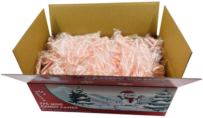 Mini Candy Canes Red & White Made WITH REAL PEPPERMINT - BULK PACK 775 Bulk Mini CANDY CANES - Holiday Candy for Christmas, Santa Parade, ThanksGiving, !!! (775)
