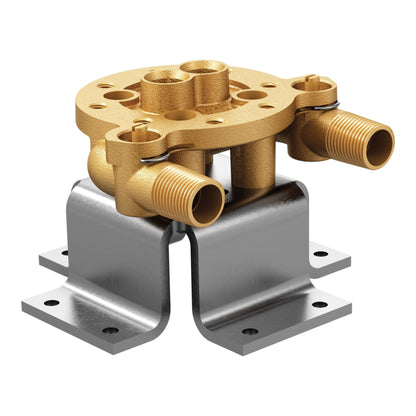 Moen TS50110 Freestanding Floor Mount Tub Filler Single Riser Floor Joist Concrete Mounting Kit