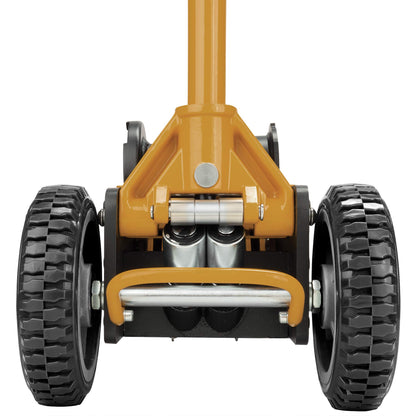 Cat 3 Ton Big Wheel Off Road Hybrid Jack, Vehicle Lift for Trucks & Pro-Lift Heavy Duty 6 Ton Jack Stands Pair - Double Locking Pins - Handle Lock and Mobility Pin