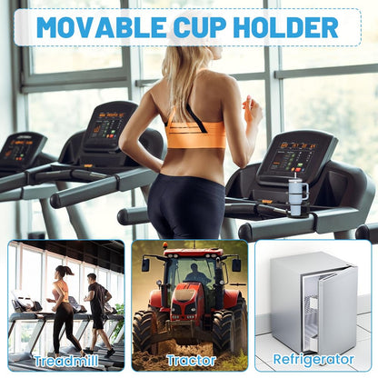 Magnetic Cup Holder Heavy Duty Metal Drink Holder Portable Cup Holders for Tractor Mower Truck Car Fridge Bottom Magnetic(Size:3.46in)