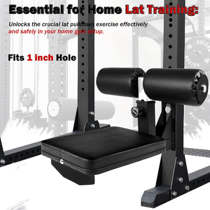 LAT Pull Seat - Adjustable Pull Down Seat Attachment -Converts Machine into LAT Pulldown Station