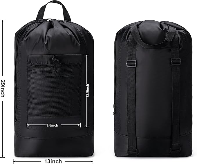 Backpack Laundry Bag, Large Travel Laundry Bags