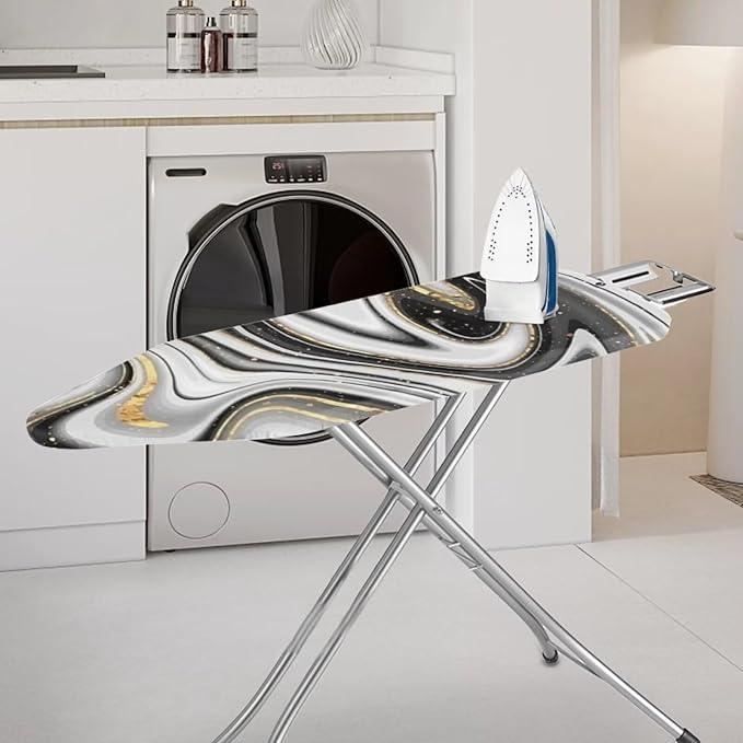 Fashion Ironing Board Covers Standard Size 15x54, Stain Resistant, Snug Fit
