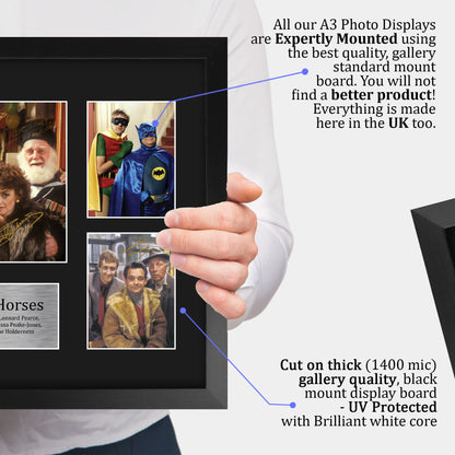 HWC Trading FR A3 Only Fools & Horses Gifts Printed Signed Autograph Picture for TV Memorabilia Fans - A3 Framed