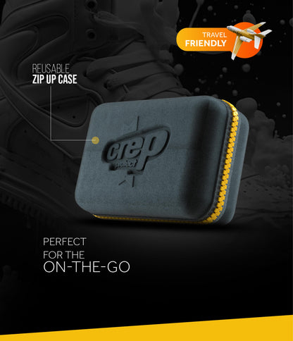 Crep Protect Cure Shoe Cleaner - Sneaker Cleaner Solution with Shoe Cleaning Brush & Microfiber Cleaning Cloth for Shoes, Sneaker, Leather, Nubuck, Suede & Canvas (100 ml).