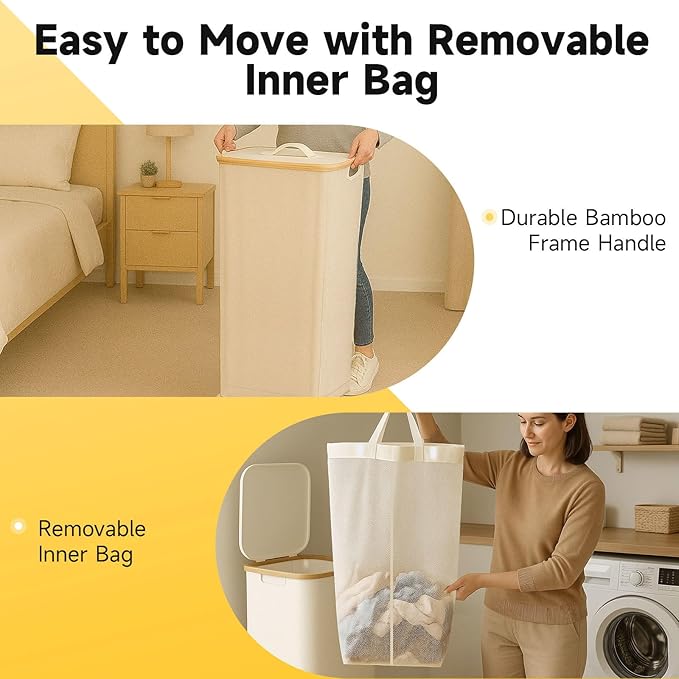 100L Extra Large Foldable Laundry Hamper