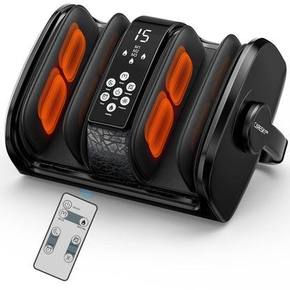 FSA Eligible HSA Items, Shiatsu Foot Massager for Neuropathy and Pain Relief, 3 Heat Therapy, 5 Intensity Deep Kneading, Rolling for Calf-Feet-Arm Relaxation, Plantar Fasciitis