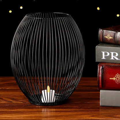 Fashion Metal Lantern Stand Enhance Your Home With This Decorative Candle Holder (L)