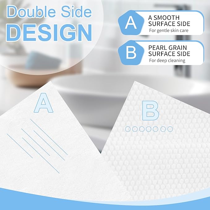 GRANNY SAYS Disposable Face Towel, Face Towelettes Disposable Biobased