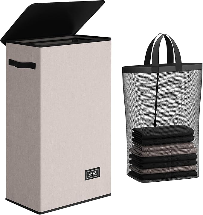 SOLEDI Slim Laundry Hamper