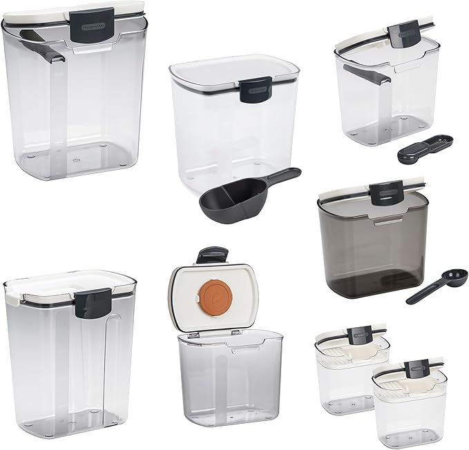 Progressive ProKeeper Baker's Airtight Kitchen Storage Canister Container Set