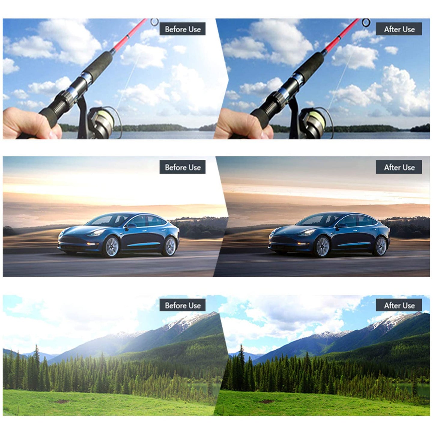 Polarized Sunglasses for Men Aluminum Mens Sunglasses Driving Rectangular Women Sun Glasses (Grey Lens/Black Frame)