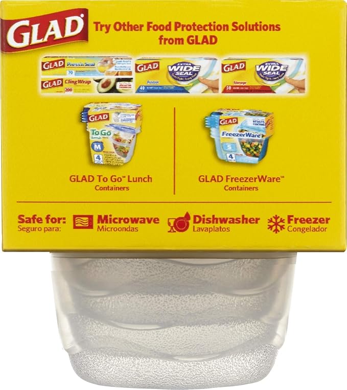 Glad GladWare Mini Round Food Storage Containers
