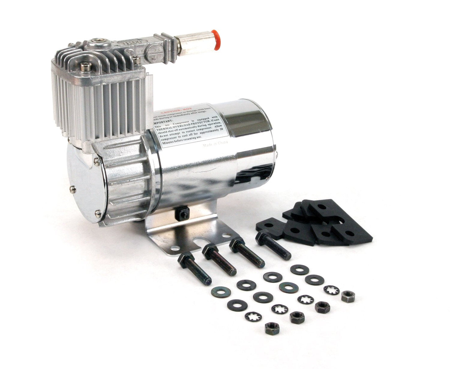Viair 10016 100C Chrome Compressor Kit with Omega Style Mounting Bracket