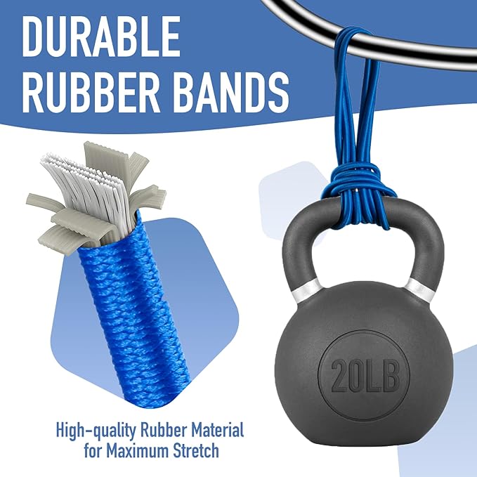 Garbage Can Bands Fits 13 to 30 Gallon Trash Cans, 3 Pack Durable Trash Can Bag